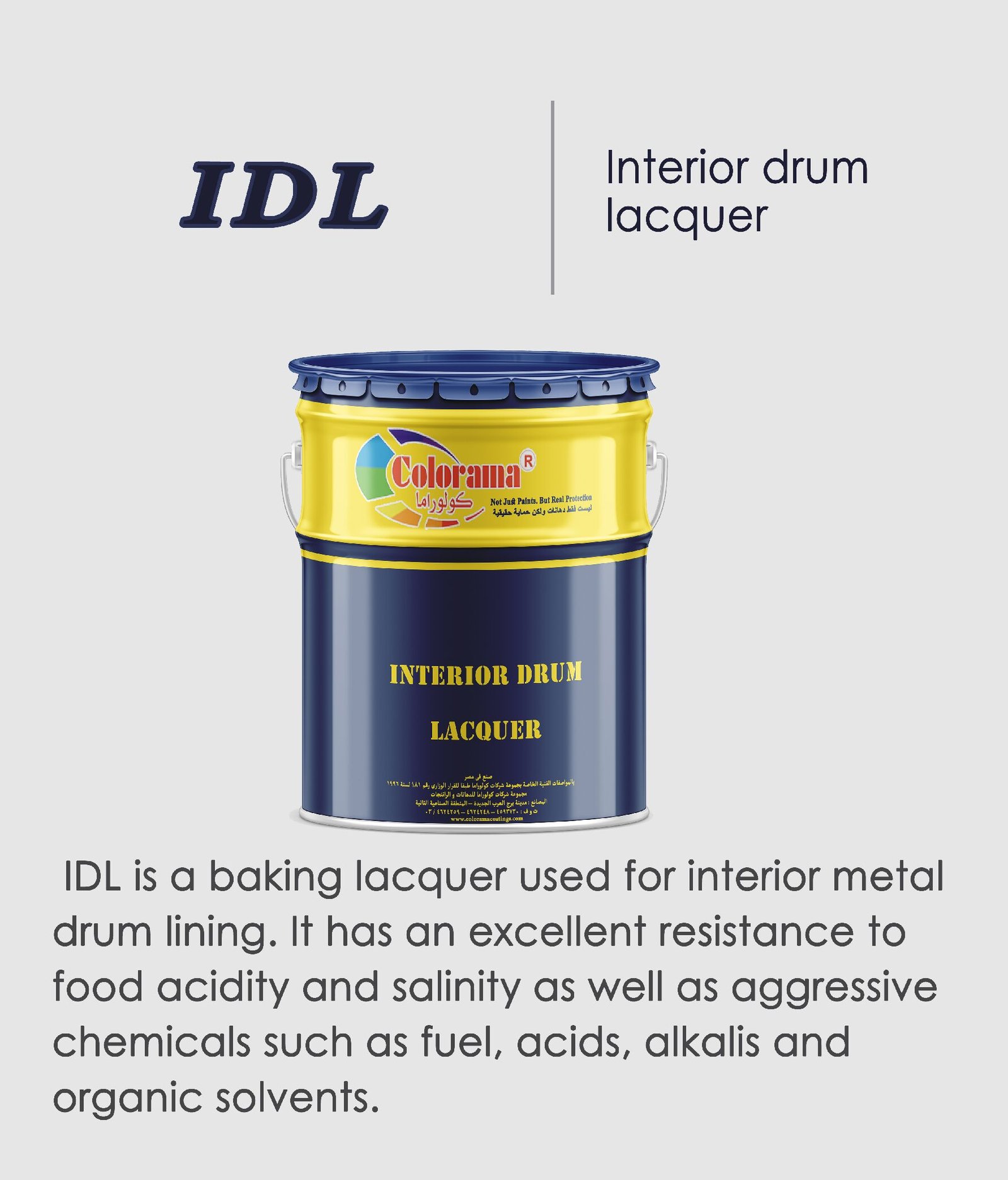 Interior Drum Lacquer